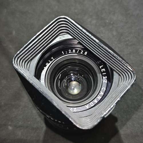 LEICA 徠卡 28 Leitz 28/2.8 28mm ELMARIT II M Year:1976 Canada 帶 12501 hood 8...
