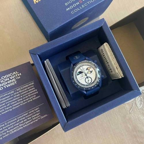 Omega x Swatch Mission to EarthPhase-MoonShine Gold 限定版手錶