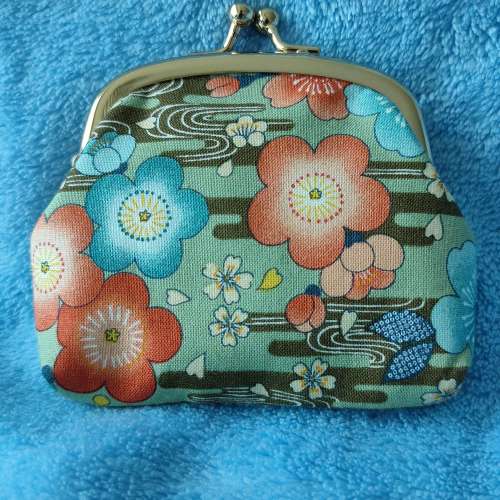 花紋圖案布料零錢包