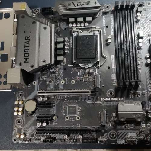 MSI B360M MORTAR Micro ATX主板 ((正版Window11Pro啟動碼)) Socket 1151