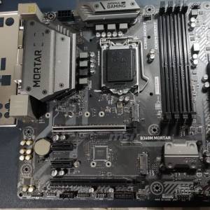 MSI B360M MORTAR Micro ATX主板 ((正版Window11Pro啟動碼)) Socket 1151