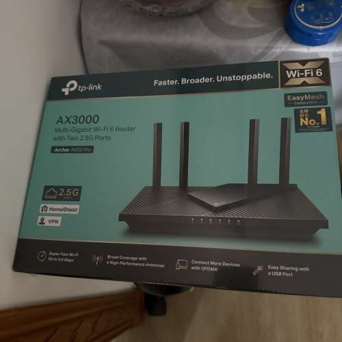 TP-Link Archer AX55 AX3000 Dual Band Gigabit Wi-Fi 6 Router