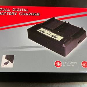 Canon 相機電池雙充電器LP-E4/LP-E4N/LP-E19等適用佳能EOS R3 R1 1DX3 1DX2 1DX 1D...