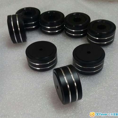 純(7075航空鋁)噴沙黑避震音響脚釘共8粒