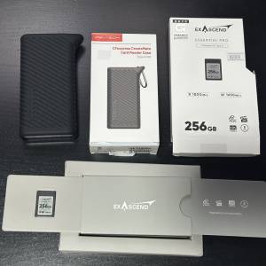 Exascend Pro CFexpress type A Pgytech CFexpress Card reader