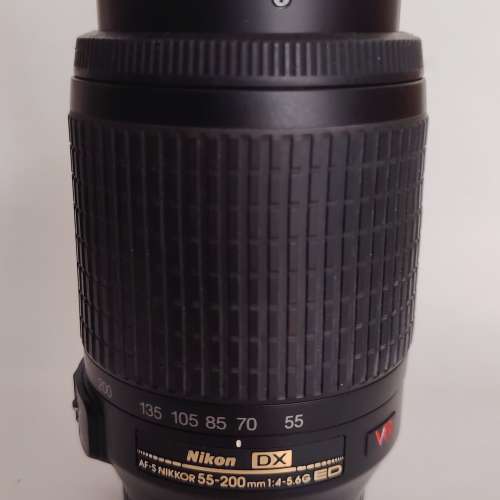 Nikon DX AF-S Nikkor 55-200mm 1:4.5-5.6G ED Lens 98% New
