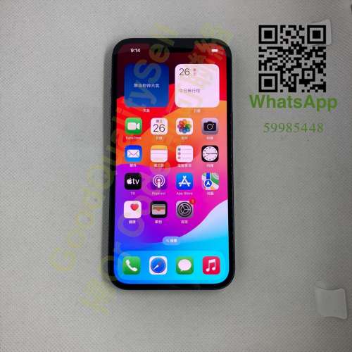 $(2) 90%新 IPhone 13 256GB  午夜黑