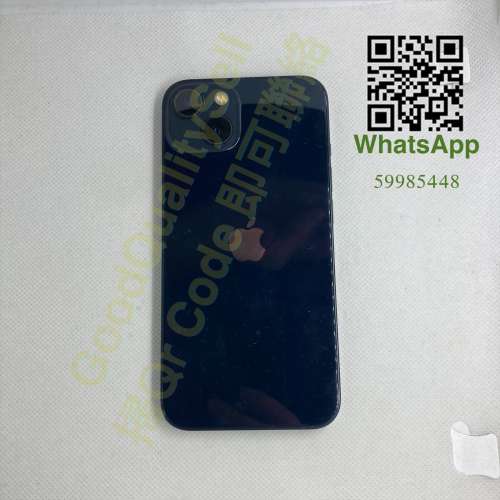 $(2) 90%新 IPhone 13 256GB  午夜黑