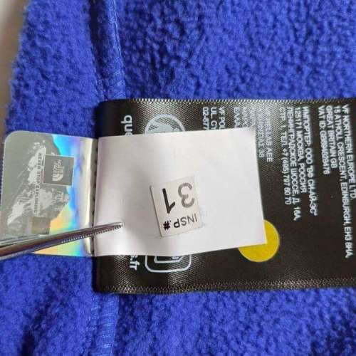 🚩🇺🇸美版 The North Face Anchor Shirt 藍色開胸拉鏈🎯抓毛🎯長袖 Tee S 細碼