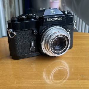 Nikomat EL 黑機身+施耐德 50mm f2.8 0.6m版