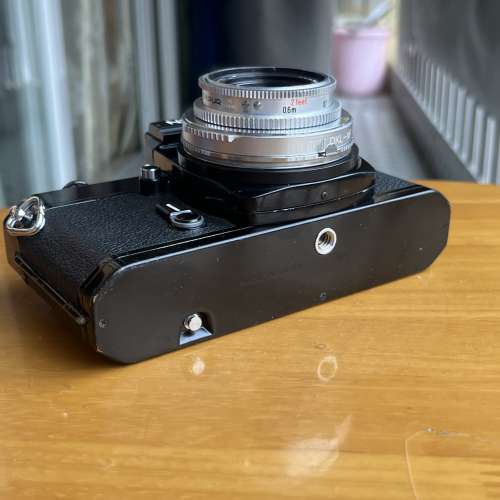 Nikomat EL 黑機身+施耐德 50mm f2.8 0.6m版