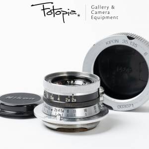 || Nippon Kogaku W-Nikkor.C 35mm F2.5 LTM with LTM-M adapter ||