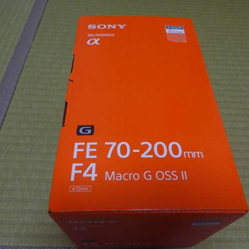 100%全新水貨鏡 SONY SEL70200G2 70-200 MM F4 II