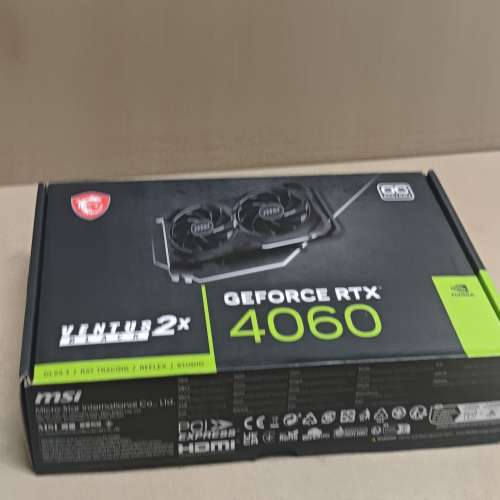 显卡：微星 RTX 4060 2X 8G OC (二手)