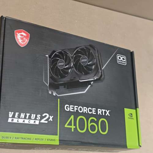 显卡：微星 RTX 4060 2X 8G OC (二手)