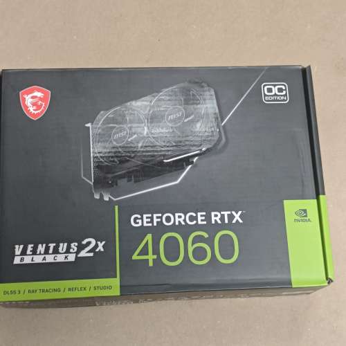 显卡：微星 RTX 4060 2X 8G OC (二手)