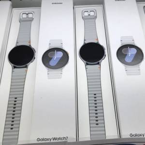 Samsung Galaxy Watch7 44mm(銀色)99%新港版清倉陳列藍牙智能手錶