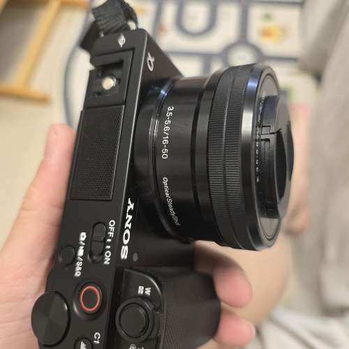 Sony zve-10 zv-e10 zve10 相機 16-50mm kit 鏡 有盒無保 機角有花如圖 有咪