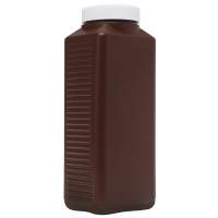 plastic bottle for chemicals, 1L, brown