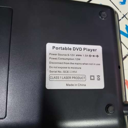 ACL 9" Swivel Screen Portable DVD Player - with USB & SD Card Reader