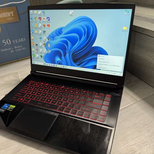 MSI Thin GF63 12uc i5-12450H RTX3050電競筆記型電腦