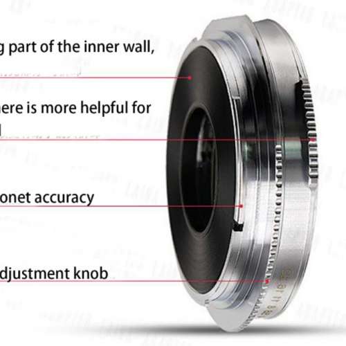 LAINA Deckel-Bayonett (DKL) Mount SLR Lens To NIKON F Mount Adaptor (金屬接環)