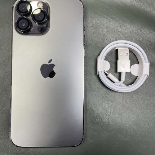 90%New iPhone 13 Pro Max 1TB 黑色 電池效能92% 香港行貨 有配件 自用首選超值