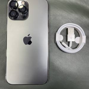 90%New iPhone 13 Pro Max 1TB 黑色 電池效能92% 香港行貨 有配件 自用首選超值