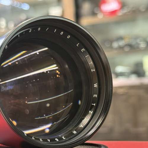 Leica Elmarit-R 180mm f2.8 model 1 3 cam lens 11919 with caps