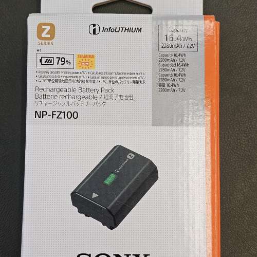 Sony FZ100 電池 全新