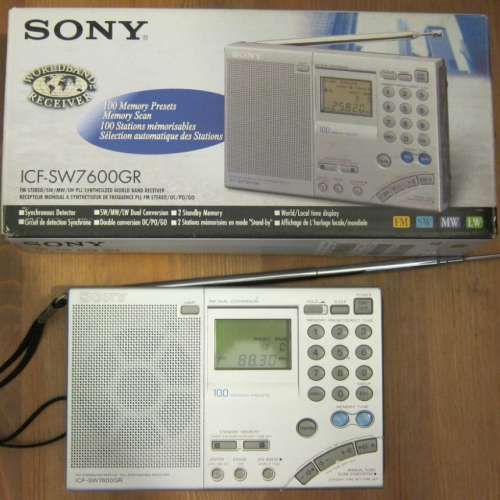 Sony FM / AM / SW shortwave radio 收音機