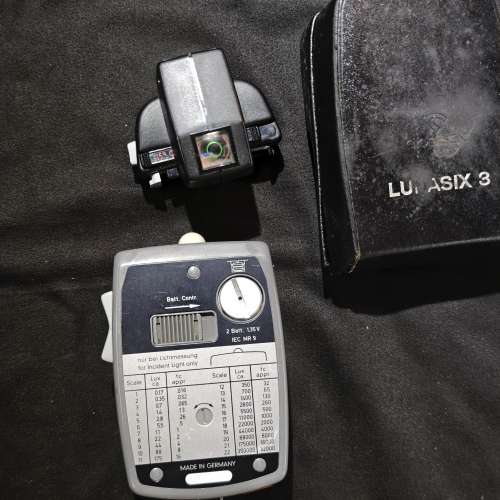 GOSSEN Lunasix 3 老式 測光錶 功能全正常 90%new 送電試錶