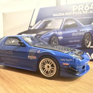 PR64-290 Mazda RX7 FD3S RE- AMEMIYA 藍色模型車
