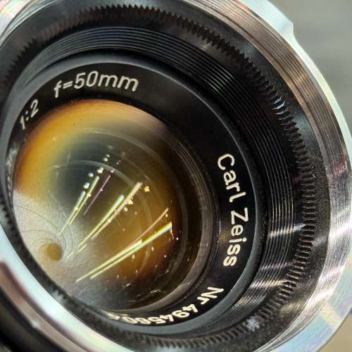 Contarex Zeiss Planar 50mm f2.0 black lens Matic version