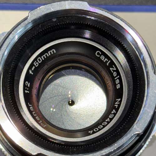 Contarex Zeiss Planar 50mm f2.0 black lens Matic version