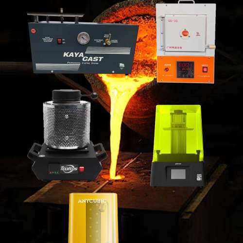 首飾鑄造石膏抽真空機 馬弗爐輕型陶瓷纖維爐 熔煉爐 熔金爐 光固化3D列印機 Phroze...