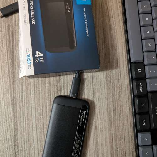 4TB Crucial X8 USB-C 3.2 portable SSD