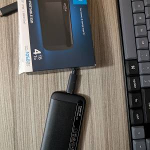 4TB Crucial X8 USB-C 3.2 portable SSD