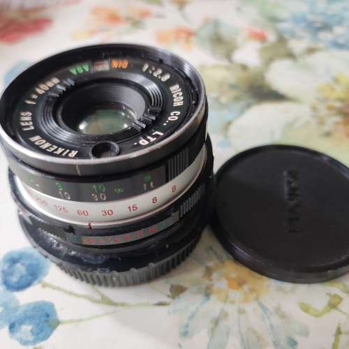 Ricoh Rikenon 40mm 2.8 已改m43 mount