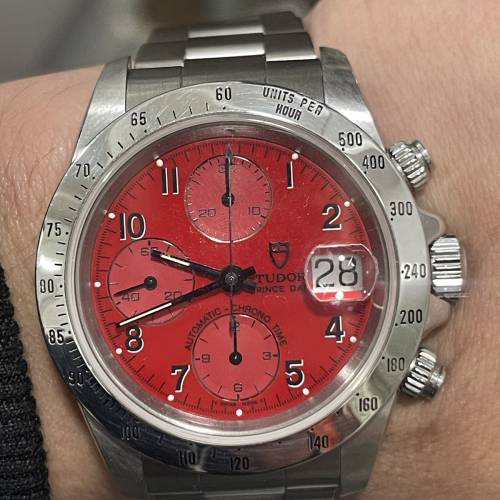 私人收藏😆 好新淨❤️ 絕版少有 Tudor 79280 紅面 全原裝 勞的刁底 對期78400勞冚...