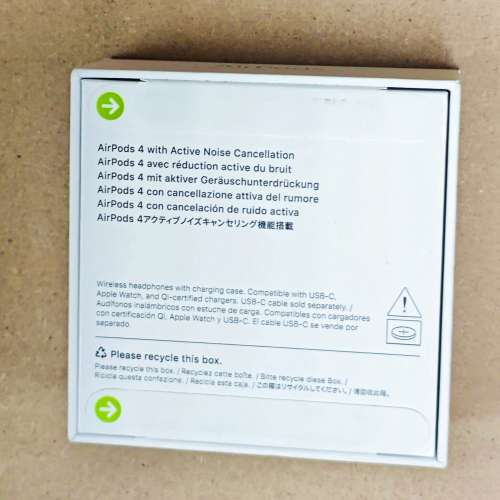 【實物拍攝】全新美版 AIPADS 4 ANC 主動降噪耳機 白色 未拆封 荃灣站交收
