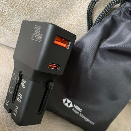 🔌 HSBC Pocket Charger 20W USB-C USB-A NEW 全新 充電器 ⚡️