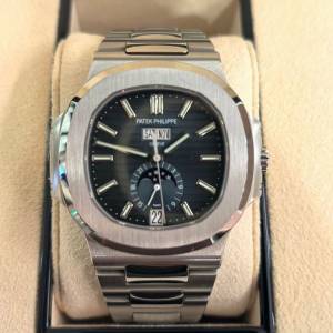 百達翡5726A蓝面鹦鹉螺