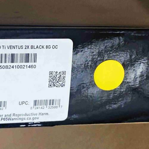 優質美版 MSI GeForce RTX 4060 Ti VENTUS 2X BLACK 8G OC 顯示卡 二手 效能卓越 荃...