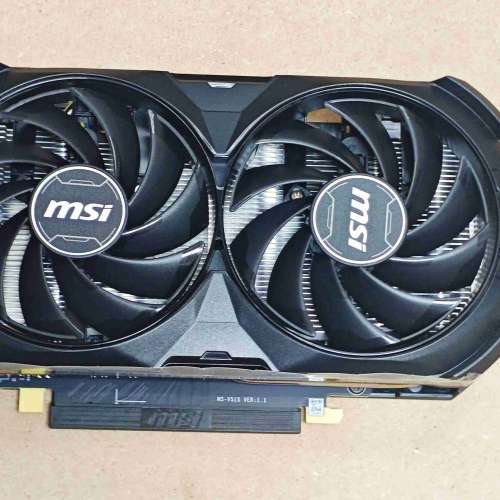 優質美版 MSI GeForce RTX 4060 Ti VENTUS 2X BLACK 8G OC 顯示卡 二手 效能卓越 荃...