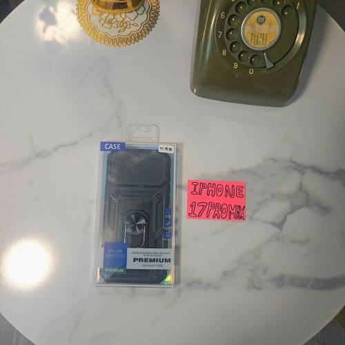 iPhone 17 Pro Max 機械手機殼黑色