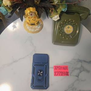 iPhone 17 Pro Max 機械手機殼藍色