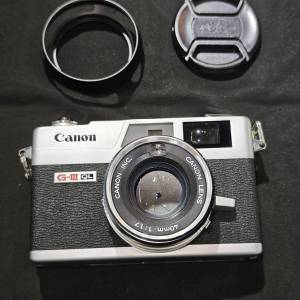 canon QL17  GIII G-III QL 佳能 40/1.7 40mm 40 膠片菲林機 Film Camera 功能全正...