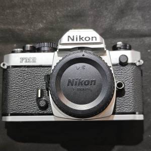 Nikon FM2 尼康 鈦簾 蜂巢版 SILVER 銀 功能全正常 95%-98%new 送電試機