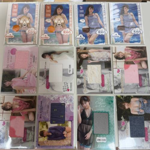 絕版女優衣物卡 內衣卡 泳衣卡 成宮梨香 天使萌 miru 紗倉真菜 彩美旬果 小島南 松...